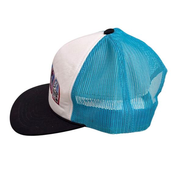 Florida Souvenir Trucker Hat Richardson 113 Snapback Retro Postcard Mesh Cap Blu - Picture 3 of 7